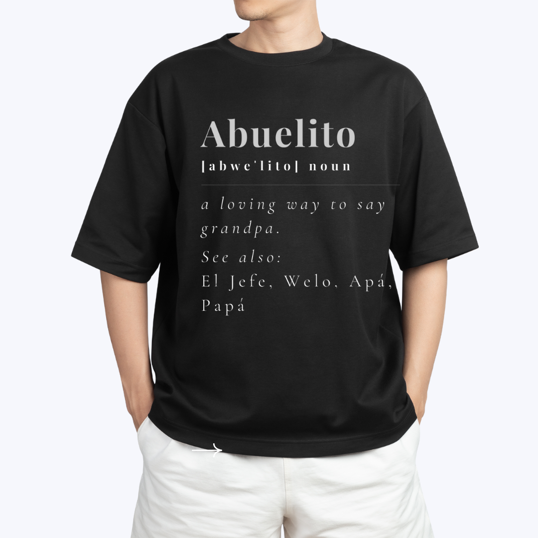 ABUELITO Black T-shirt